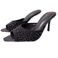 Beaded Peep-Toe Mules – product view