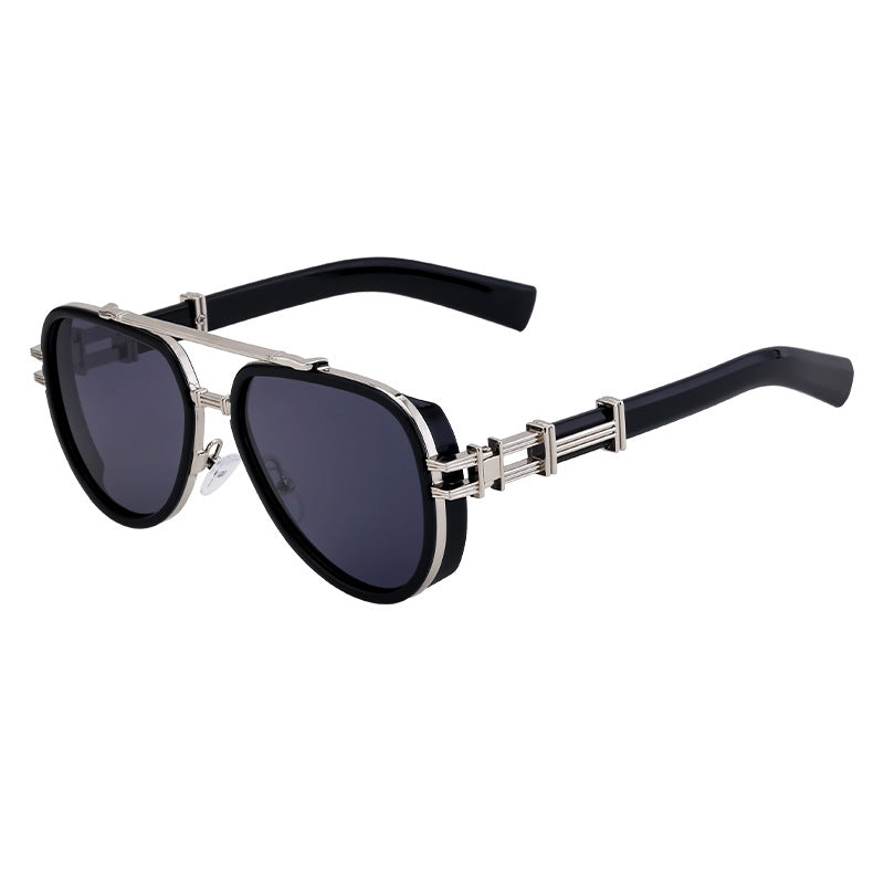 Vintage Steampunk Aviator Sunglasses
