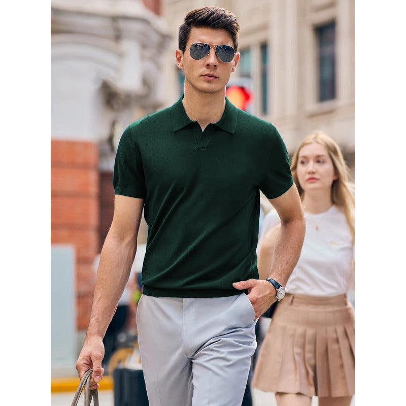 High-Quality Knit Polo Shirt