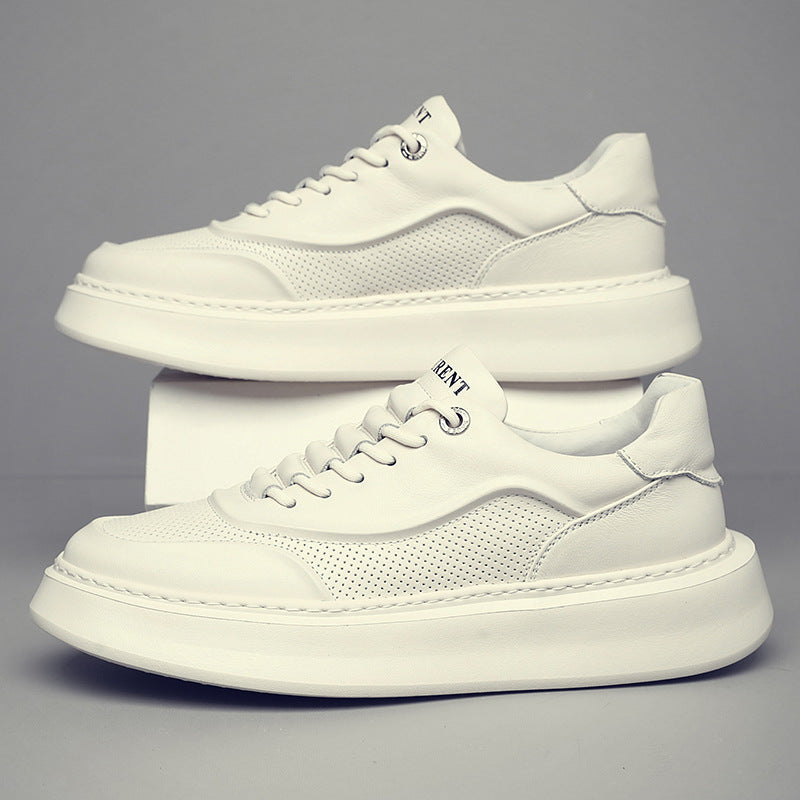 Perforated Low Top Trainers