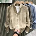 Premium Linen Texture Button Down