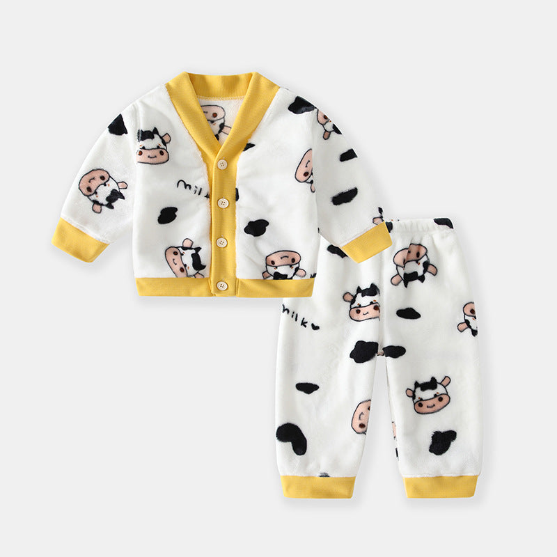 Flannel Kids' Winter Pajama Set