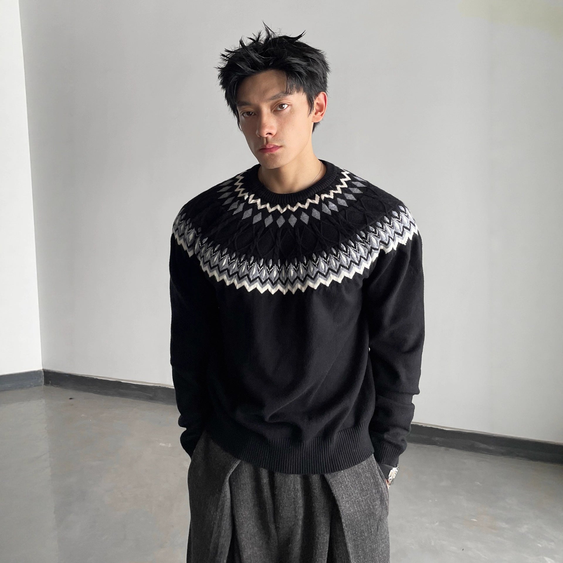 Yuletide Fair Isle Pullover