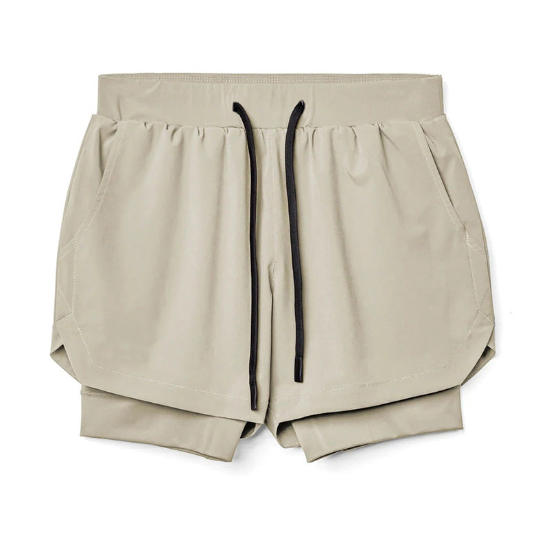 Men's Double-Layer Running Shorts