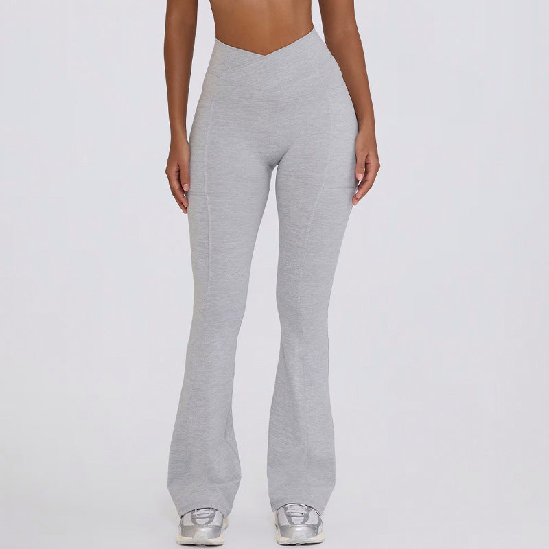 High-Waist Flared Yoga Pants
