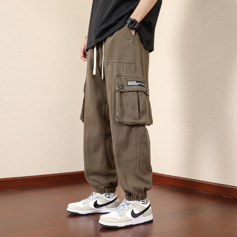 Men's Multi-Pocket Loose Fit Cargo Trousers