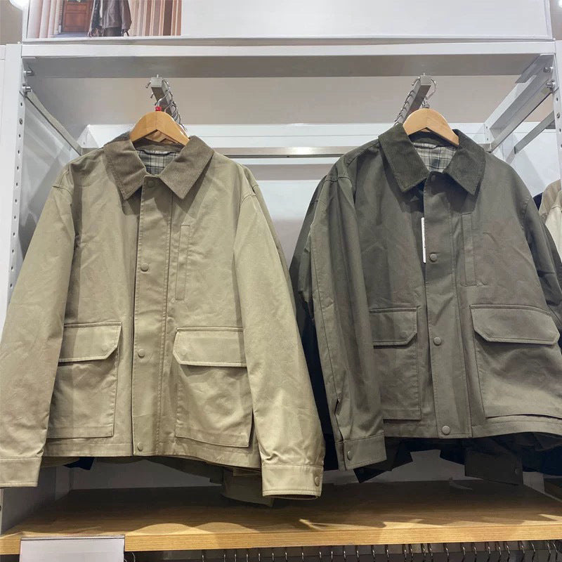 Utility Corduroy-Collar Field Jacket