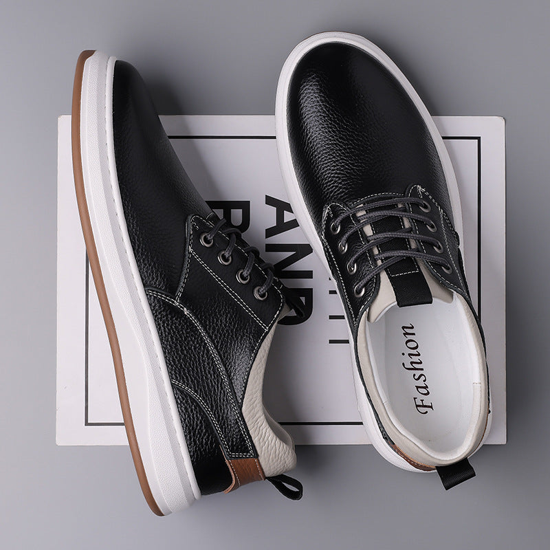 Men's Leather Casual Sneakers