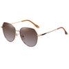 Nude mirror tea gold frame + polarized double tea 8111