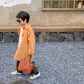 Kids' Cinched-Waist Trench Coat