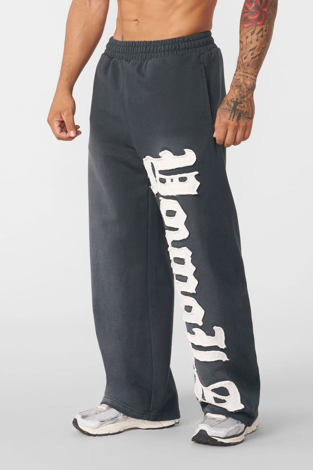 Oversized Embroidered Lounge Pants