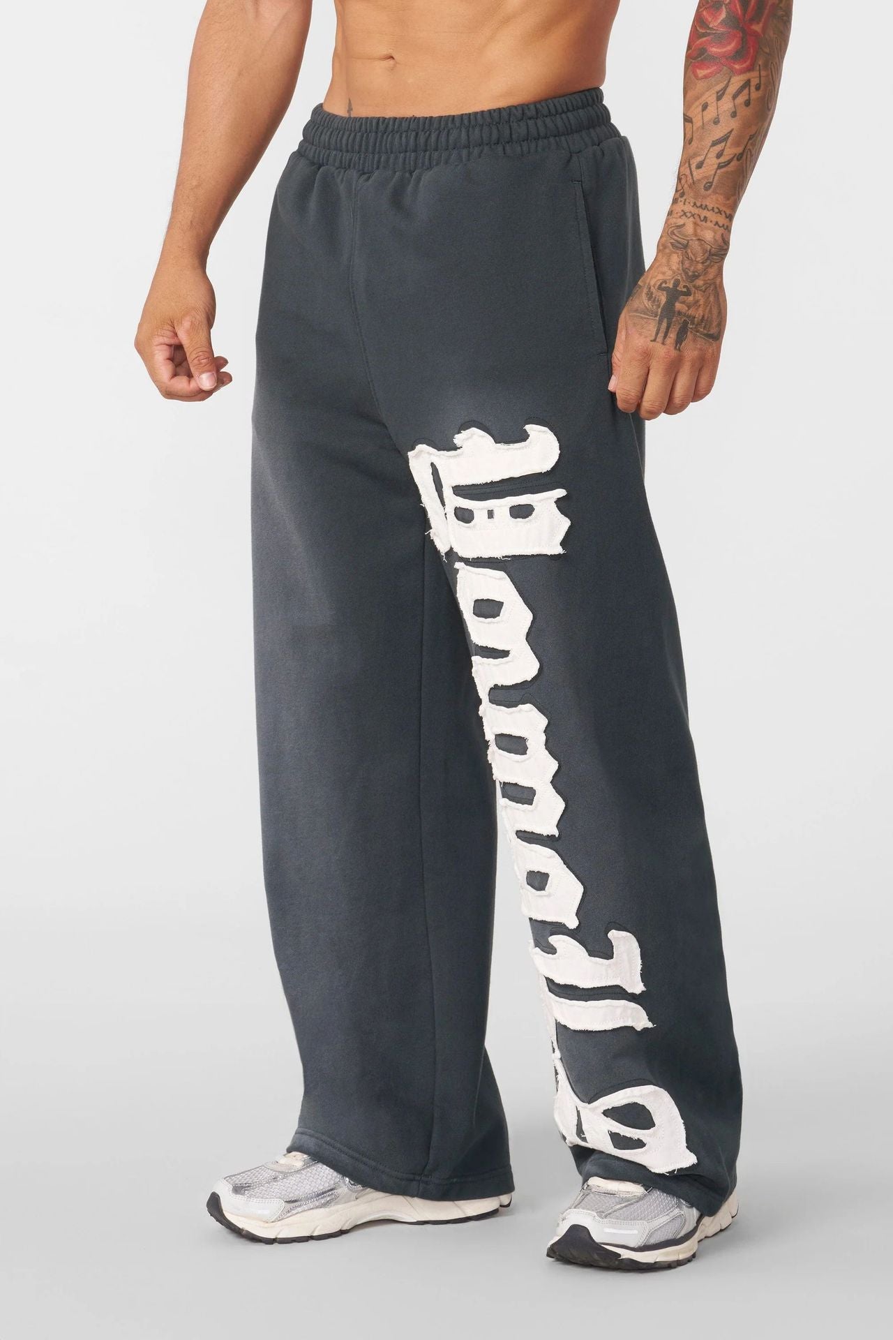 Oversized Embroidered Lounge Pants