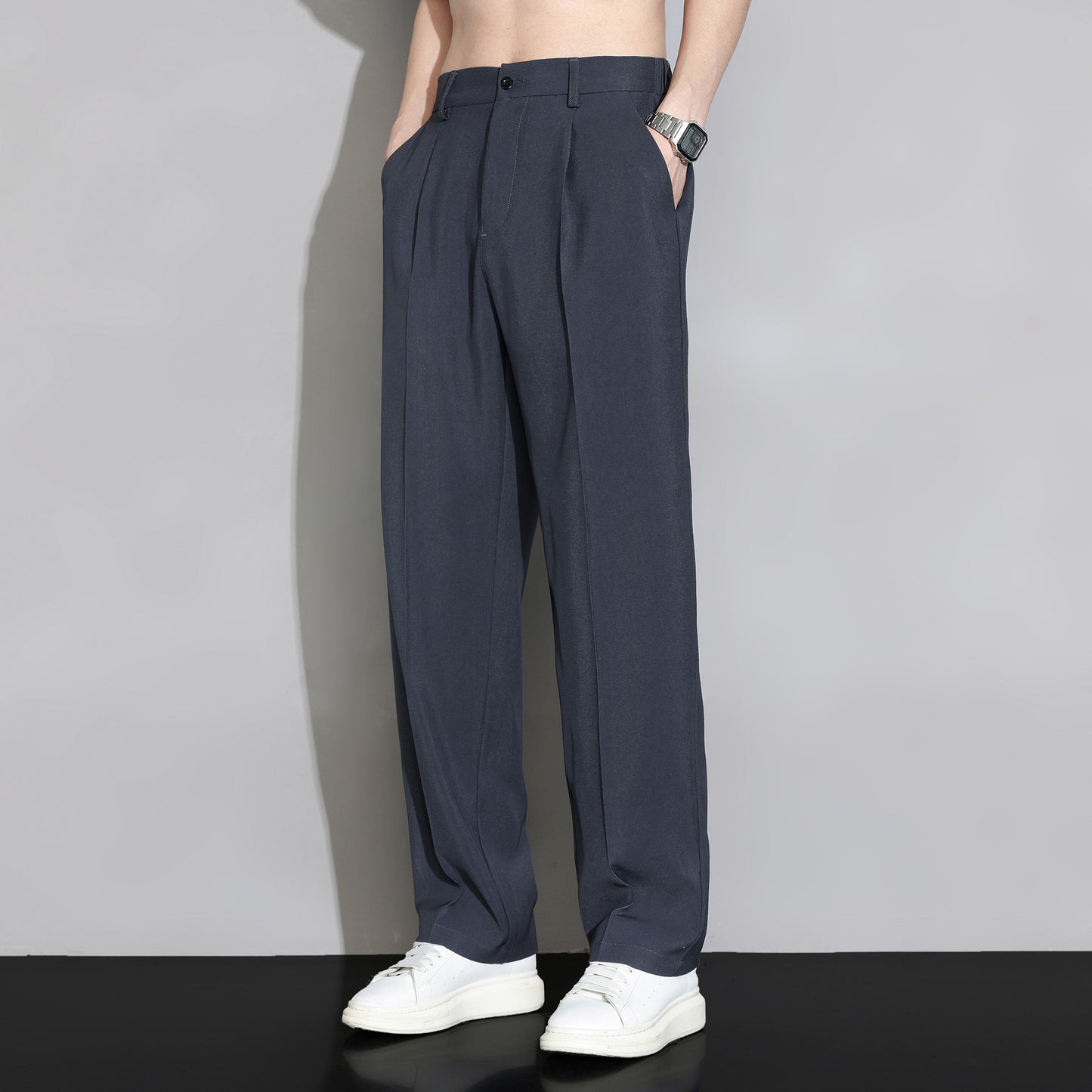 Drape Casual Suit Pants