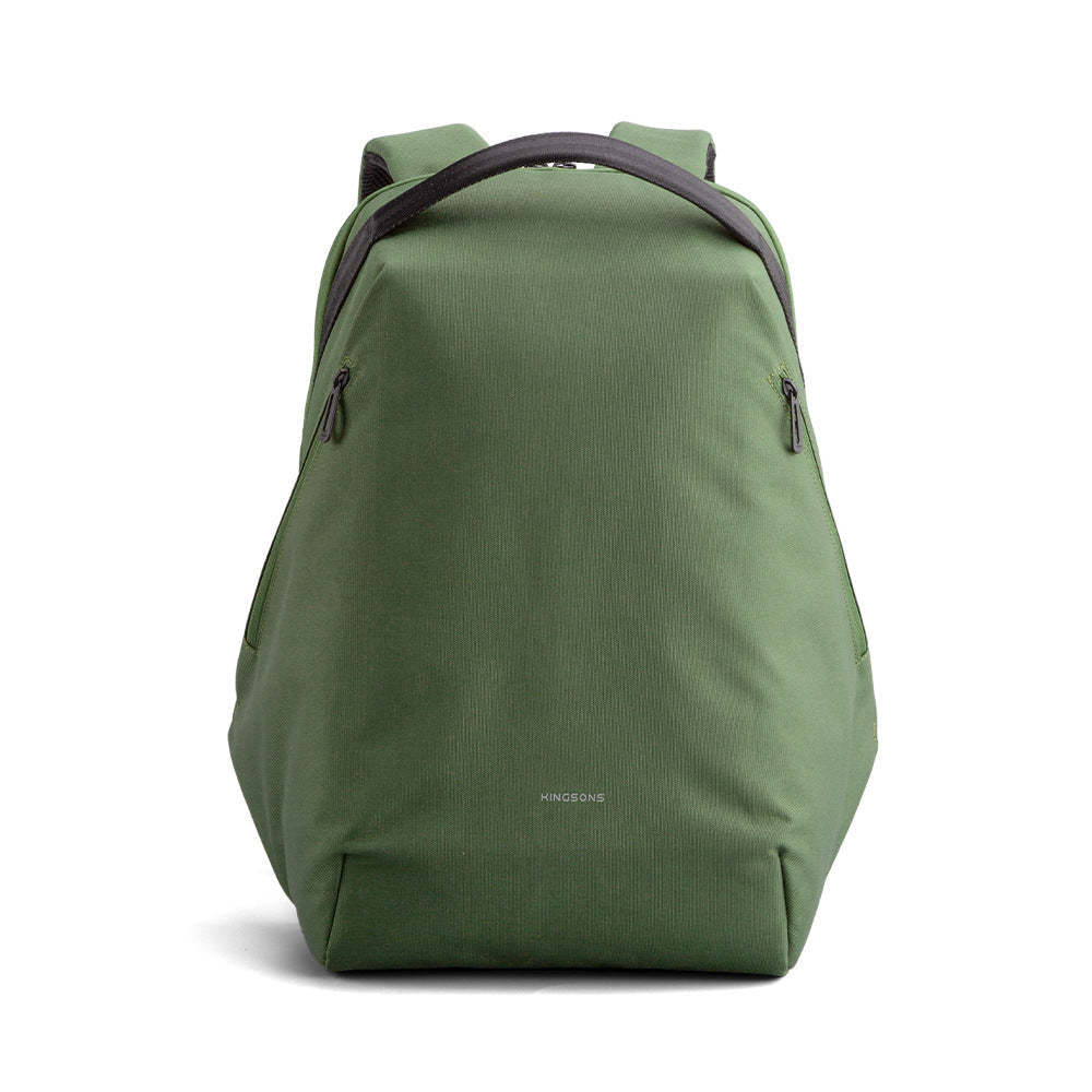 Jinsheng backpack fashion travel leisure business large capacity backpack wear-resistant combination lock stand up student school bag