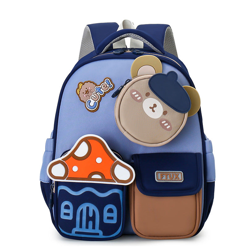 Cute Bunny Mushroom Cottage Backpack aged 3-6