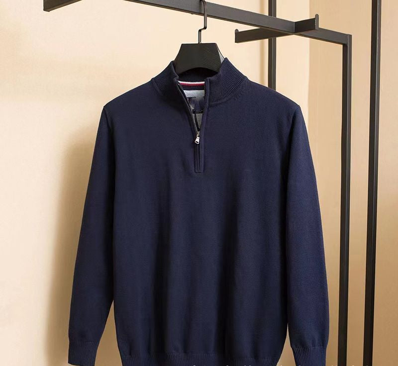 Men’s Quarter-Zip Knit Sweater