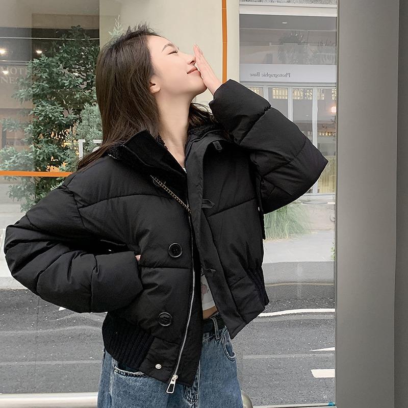 Lapel Puffer Jacket