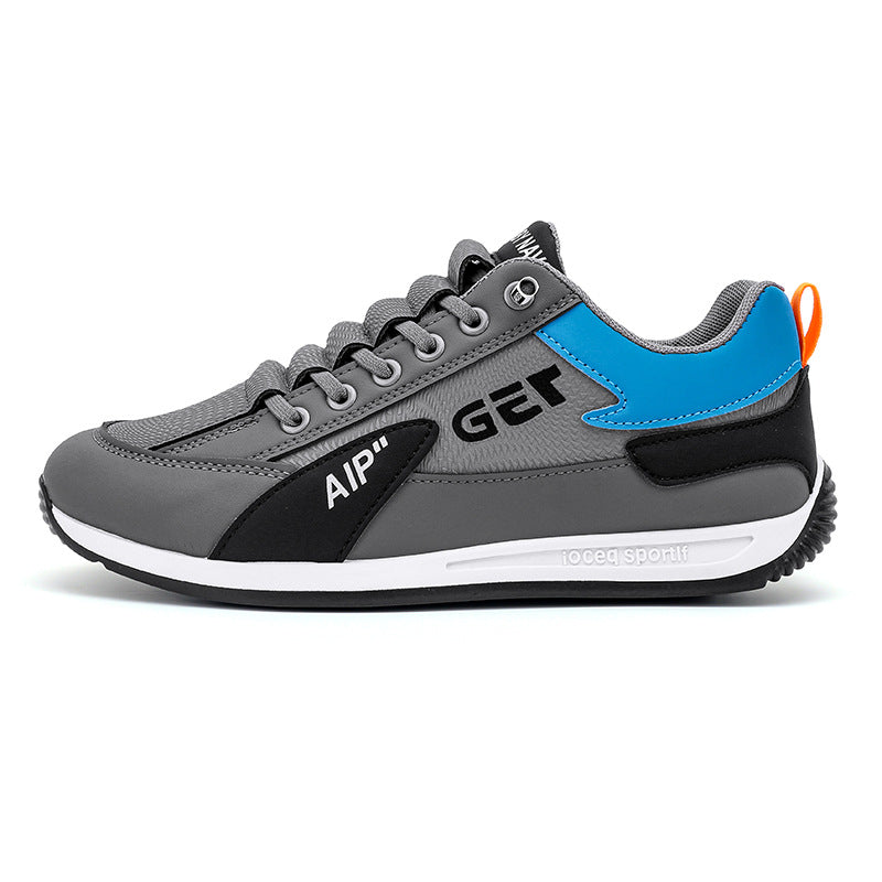 Men's fashion spring new trend casual sneakers outdoor platform platform strap-free one-legged slip-on shoes drop-off