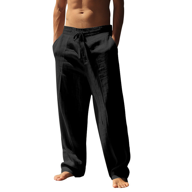 Relaxed-Fit Linen Trousers