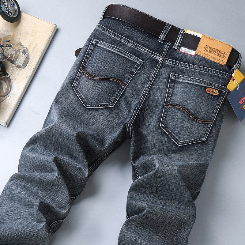 Essential Straight Fit Stretch Denim