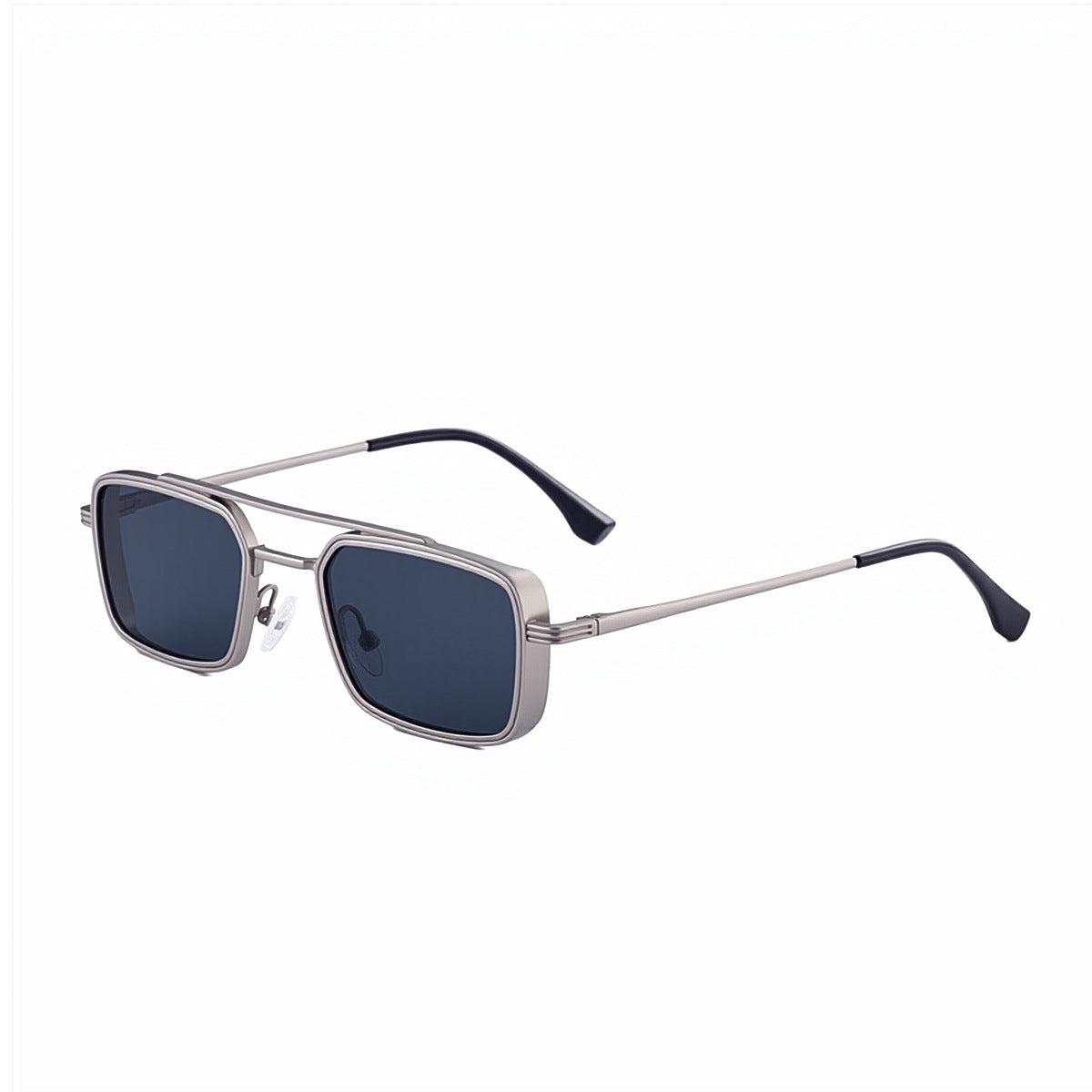 Metal Frame Rectangular Sunglasses