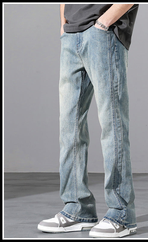 Relaxed Fit Straight Leg Jeans