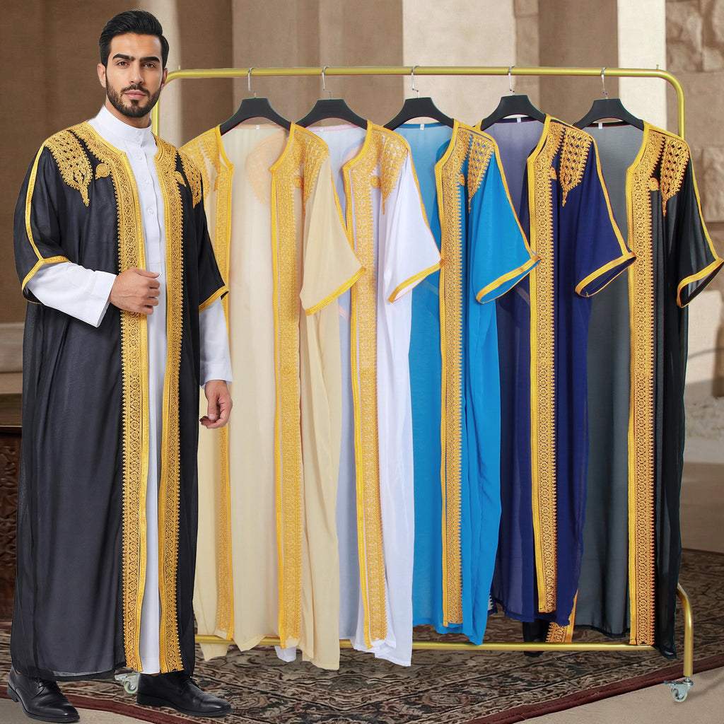 Regal Embroidered Bisht