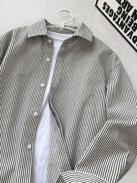 Ins-Style Striped Shirt