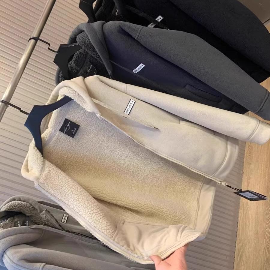 500g Heavyweight Sherpa Lined Zip Hoodie