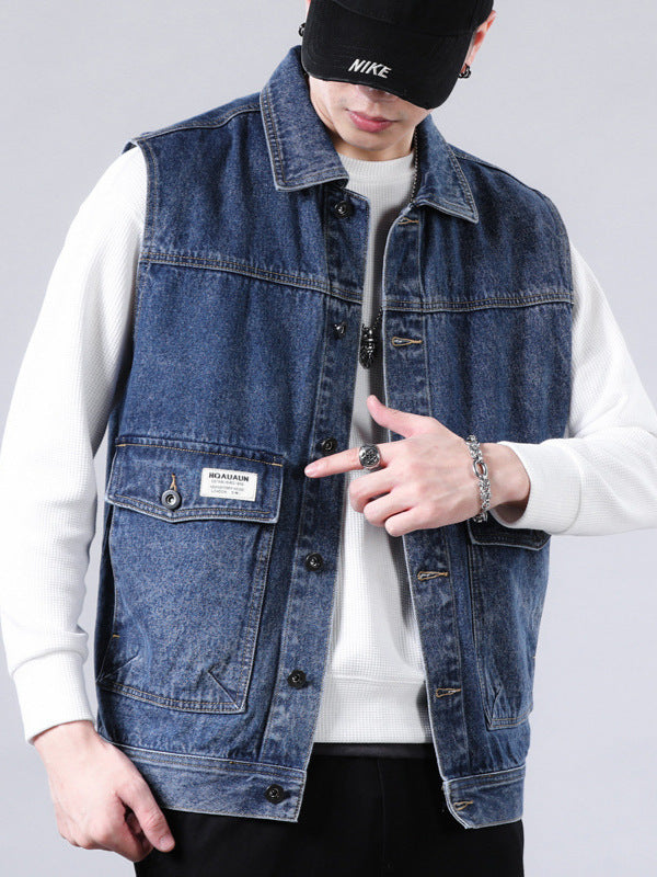 Utility Denim Vest
