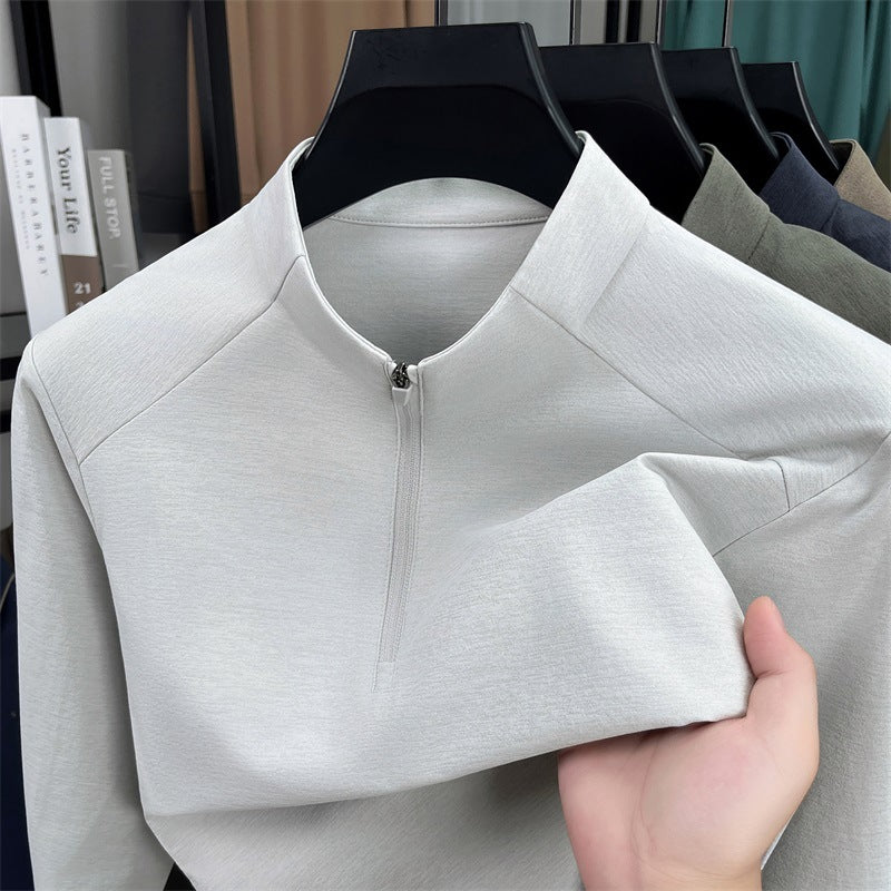 Half-Zip Stand Collar Sport Top