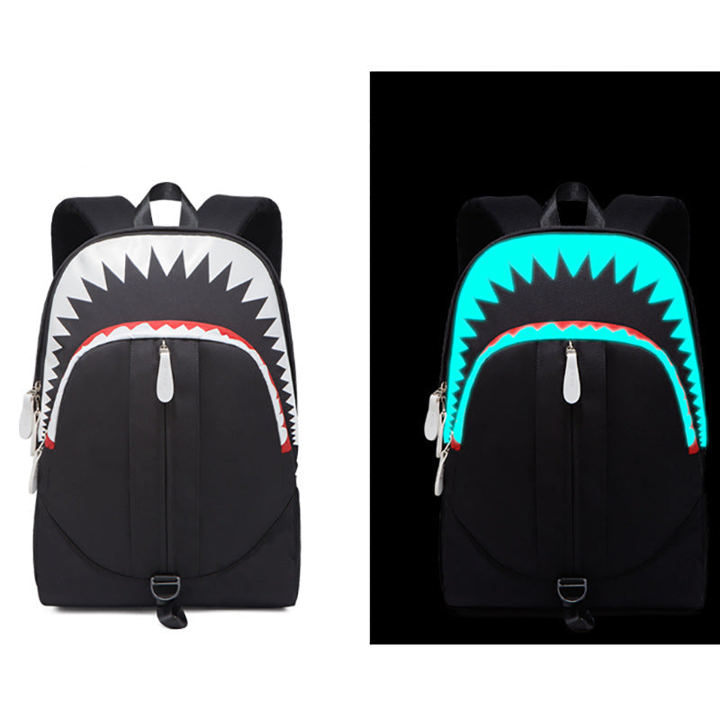 Backpack Male Student Backpack Korean Fashion Casual Oxford Cloth Bag Multifunctional Tide Cross-border Wholesale One Piece Dropshipping