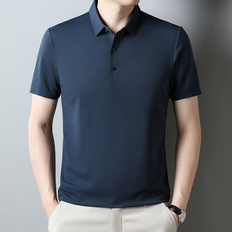 Textured Knit Polo