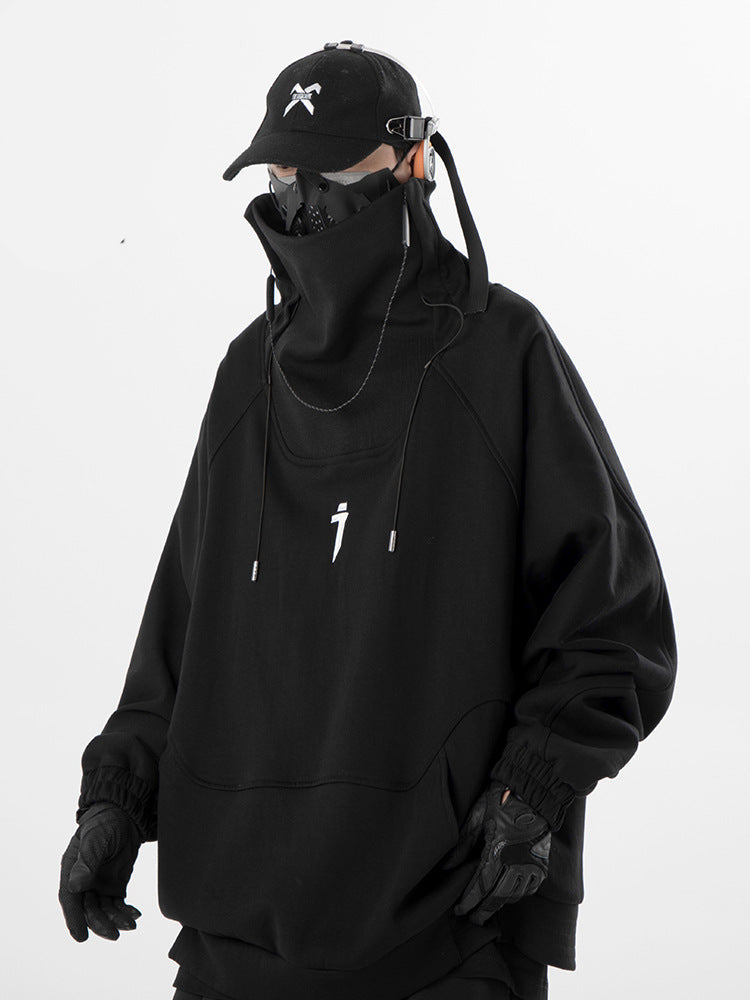 Urban Tech-Neck Oversize Hoodie