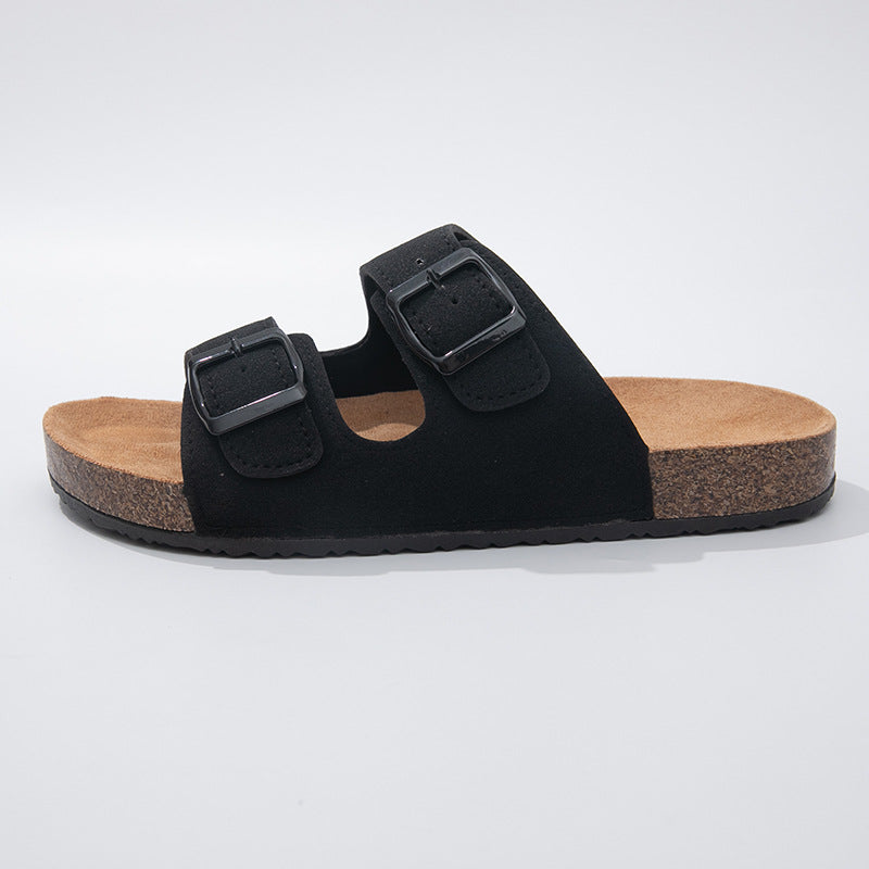 Buckle Strap Cork Slides