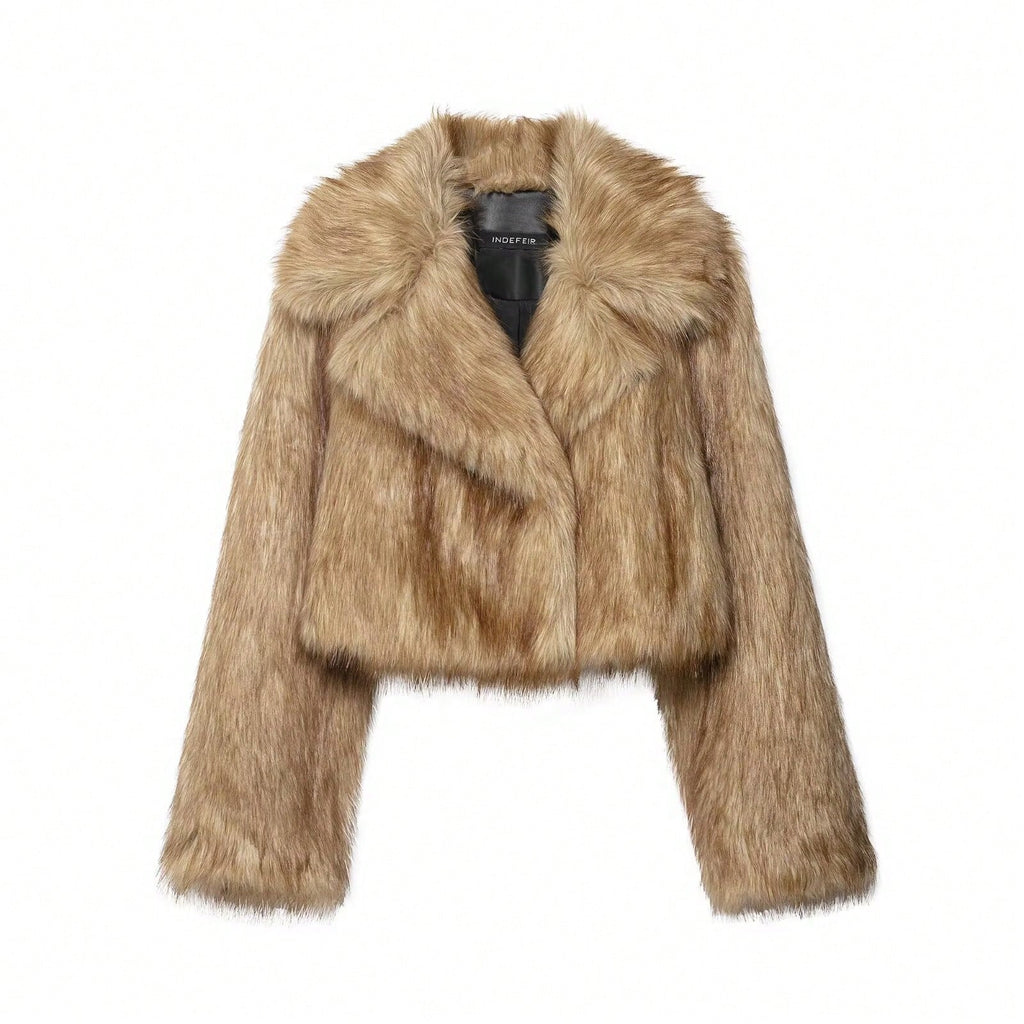 Women's Faux Fur Collar Jacket