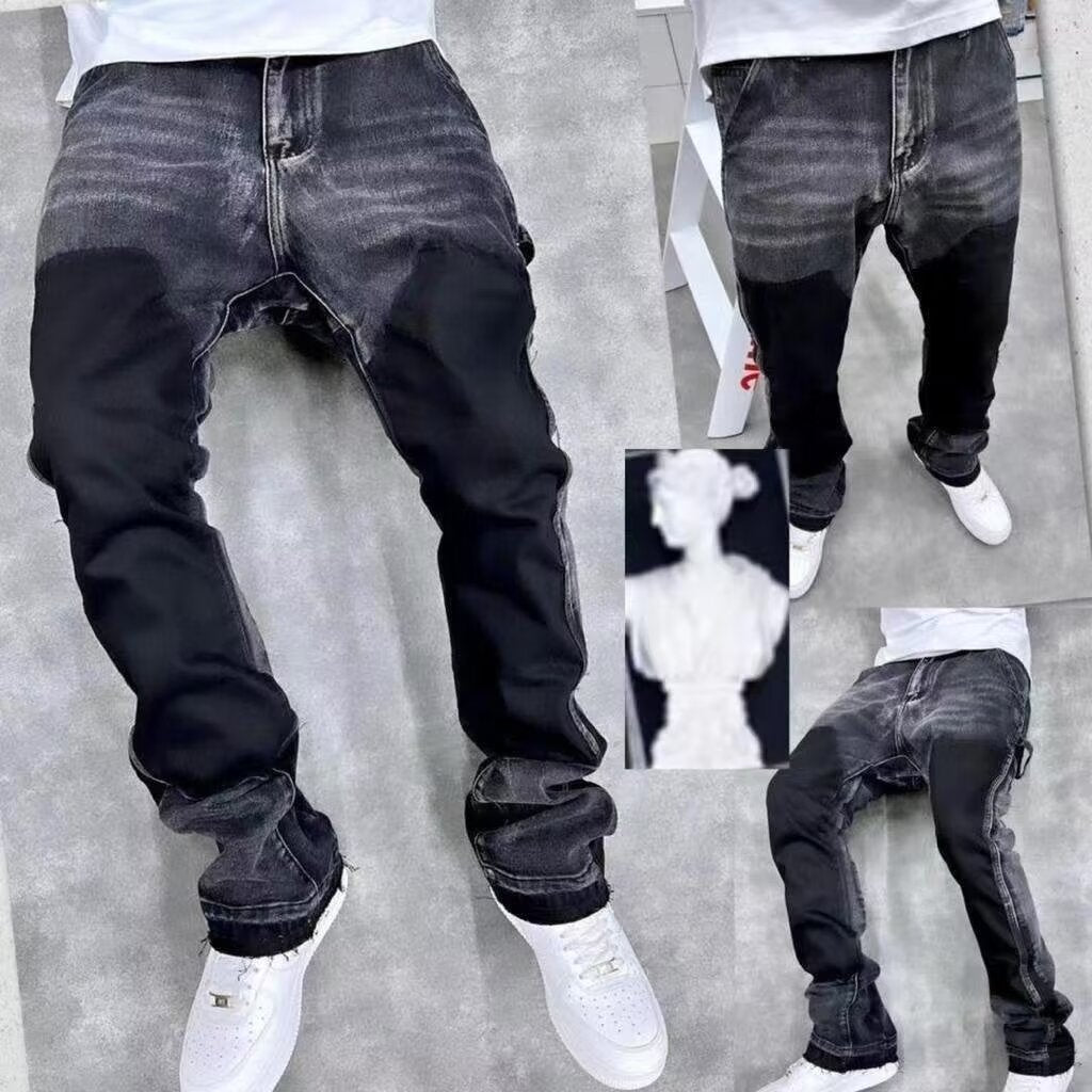 Urban Vibe Paneled Denim Jeans