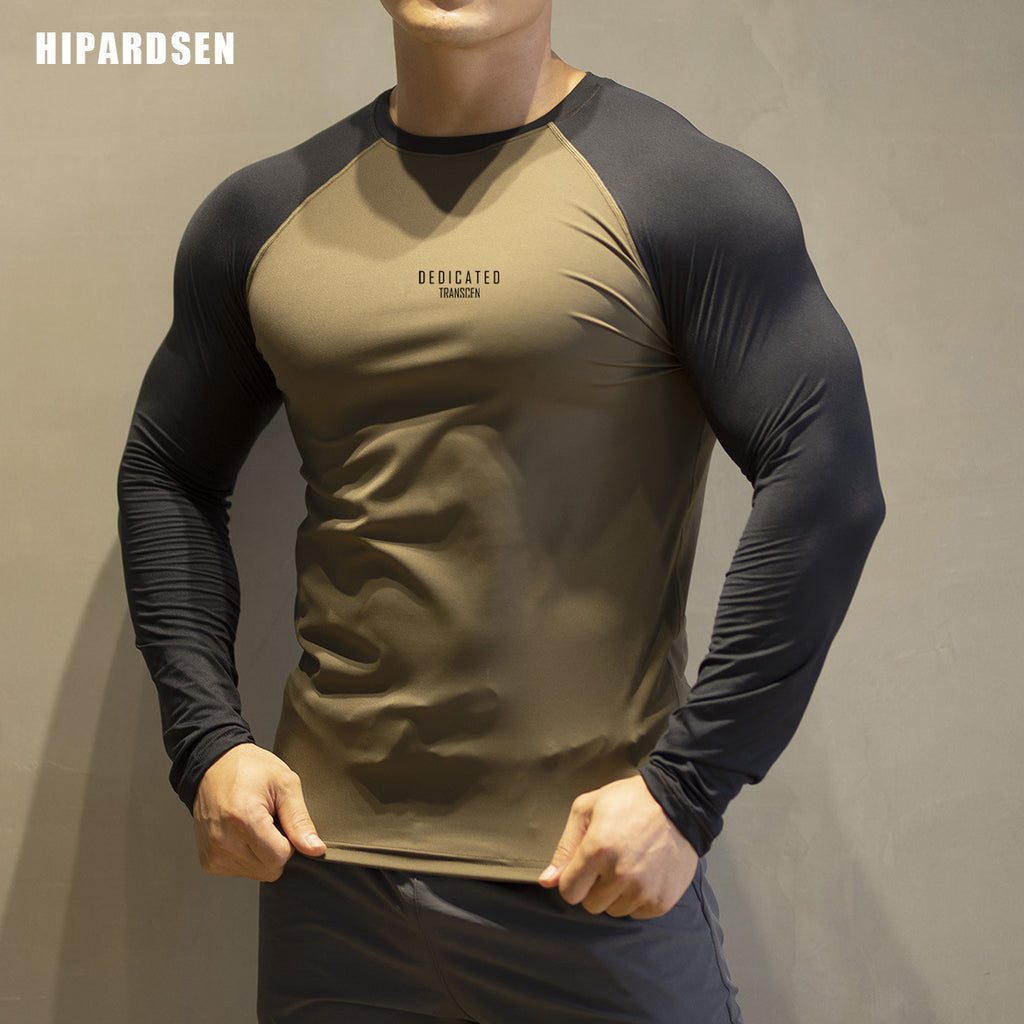 High-Elasticity Long-Sleeve Fitness Shirt