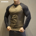 High-Elasticity Long-Sleeve Fitness Shirt