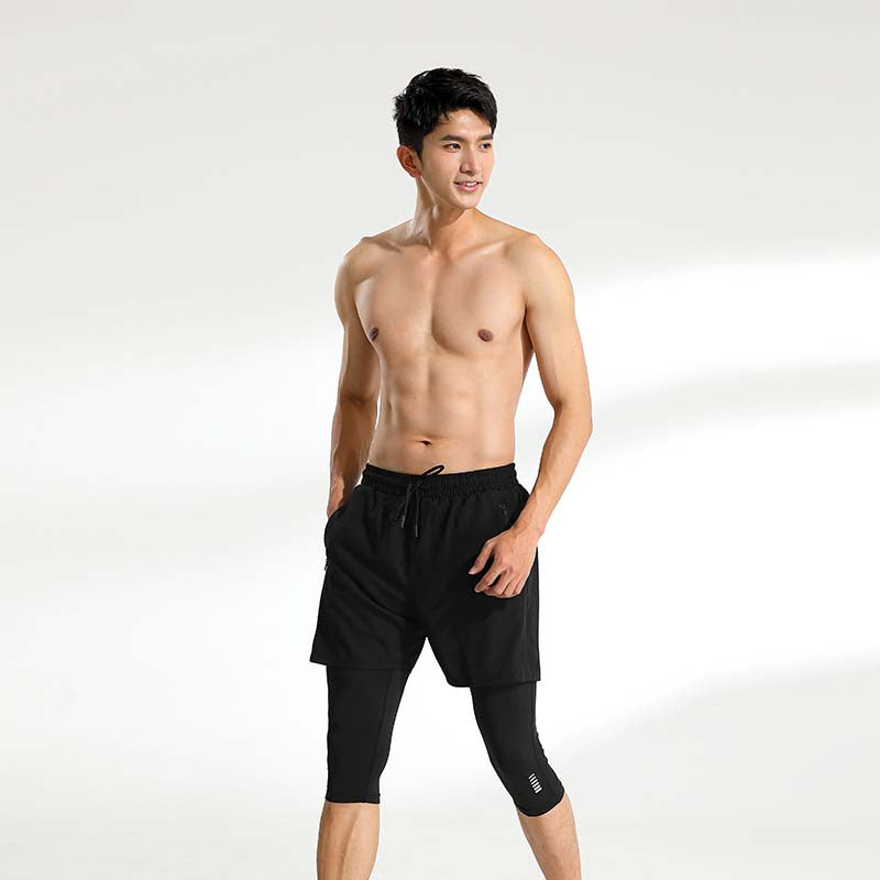 2-in-1 Men's Compression Training Pants