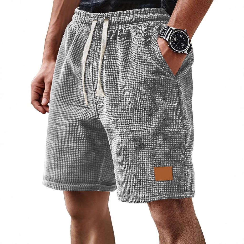 Men's Textured Casual Shorts