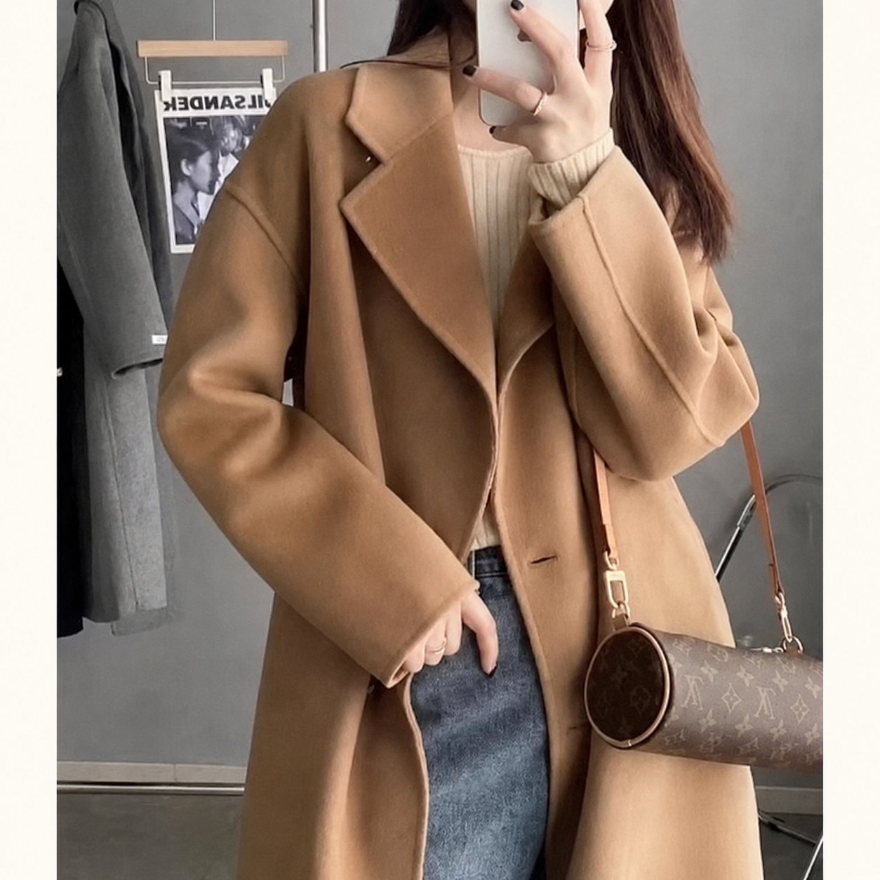 Longline Lapel Coat