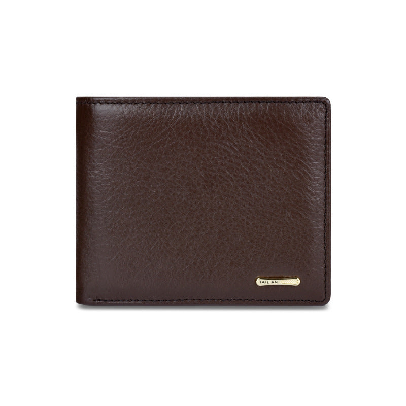 Classic Leather Bi-Fold Wallet