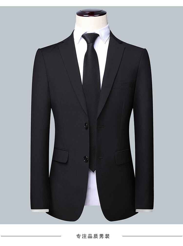 Slim Fit Three-Piece Groom Formal Suit