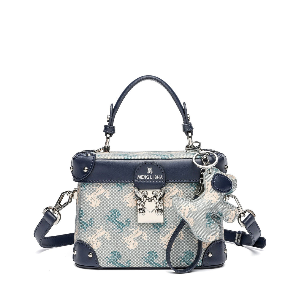 Printed Box Shoulder Bag