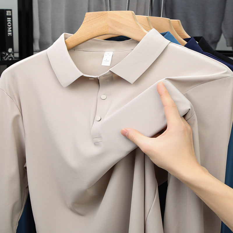 Business Casual Long-Sleeve Polo