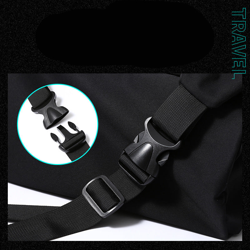 Japanese new cross-border men's crossbody bag, casual oxford textile, urban fashion, simple large-capacity shoulder bag, women's trend