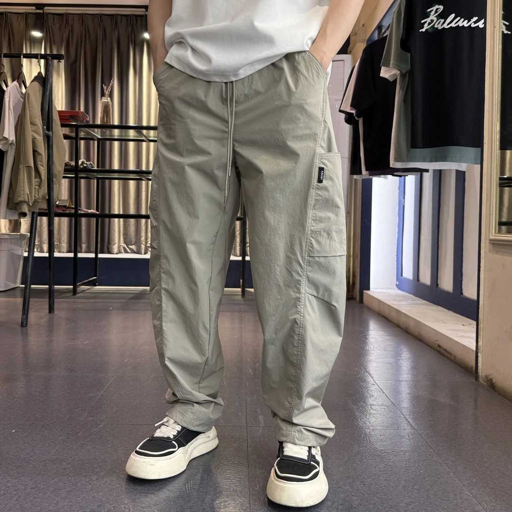 Drawstring Casual Trousers