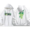 [High Street Trend] White - Hooded - Sweatshirt -