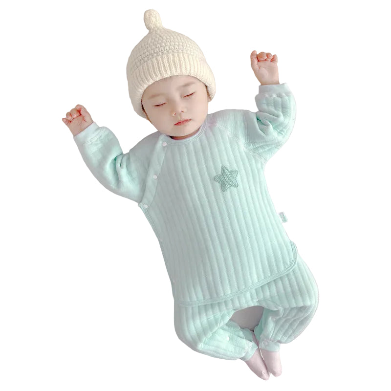 Padded Baby High-Waist Thermal Set